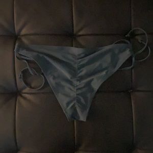 ❤️❤️ Blue Cheeky side tie bikini bottoms